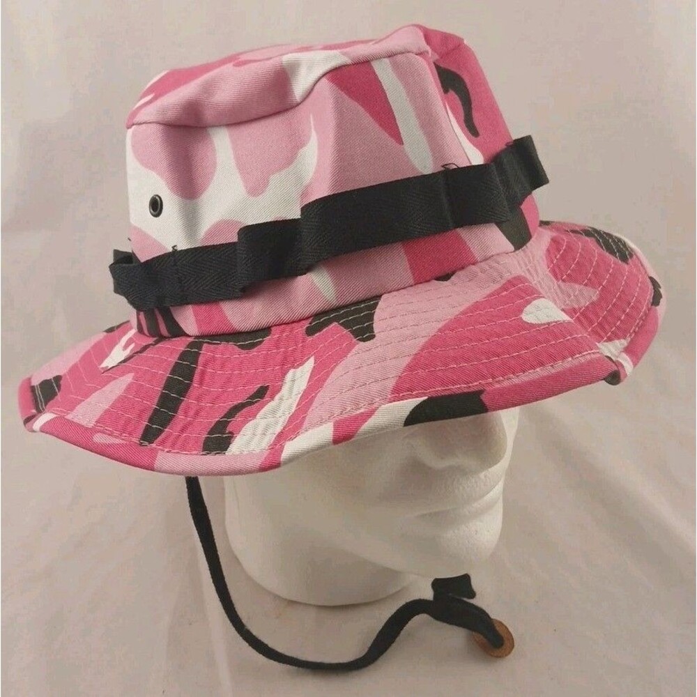 Rothco Tactical Military Pink Camo Adjustable Strap Boonie Hat-NEW w/Tags!